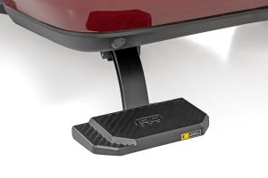 Ram 3500 Retractable Bed Step - Rear - Rough Country - Manual Pull - '19-'25